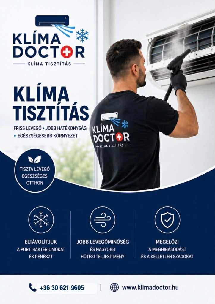 Klíma Doctor klíma tisztítás reklám